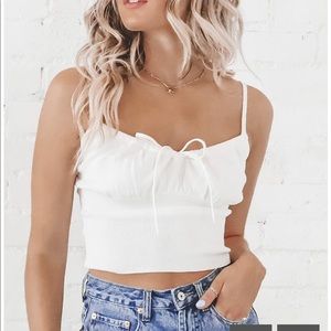 ❤️Amazing Lace Off White Tank Top
